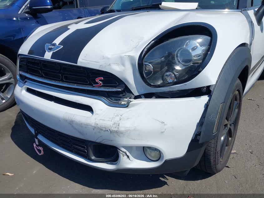 2016 Mini Countryman VIN WMWZC3C58GWT09162 IAAI salvage auction — FRONT END, Salvage Certificate (California), sold $1,175 on 2026-07-15 (photo 6)