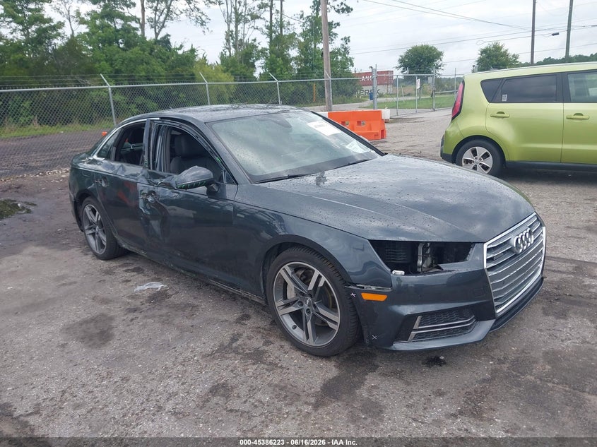 2017 Audi A4 VIN WAUENAF44HA140546 IAAI salvage auction — SIDE, Rebuildable (Florida), sold $4,850 on 2026-07-09 (photo 1)