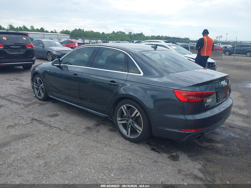 2017 Audi A4 VIN WAUENAF44HA140546 IAAI salvage auction — SIDE, Rebuildable (Florida), sold $4,850 on 2026-07-09 (photo 3)