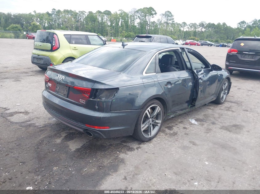 2017 Audi A4 VIN WAUENAF44HA140546 IAAI salvage auction — SIDE, Rebuildable (Florida), sold $4,850 on 2026-07-09 (photo 4)