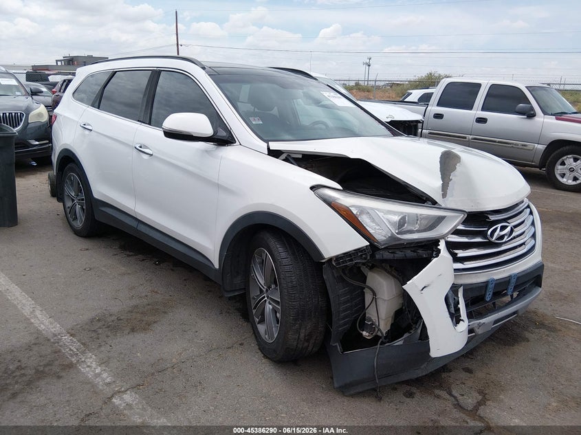 2015 Hyundai Santa fe VIN KM8SR4HF0FU119145 IAAI salvage auction — FRONT END, Salvage (Texas), sold $1,900 on 2026-07-22 (photo 1)