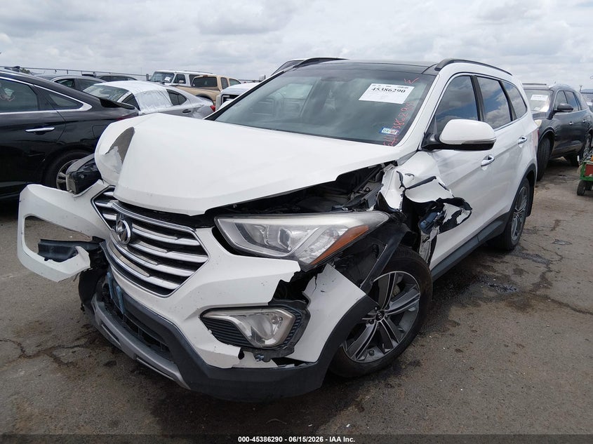 2015 Hyundai Santa fe VIN KM8SR4HF0FU119145 IAAI salvage auction — FRONT END, Salvage (Texas), sold $1,900 on 2026-07-22 (photo 2)
