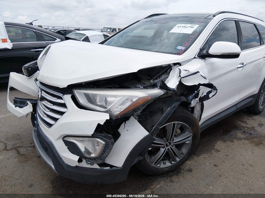 2015 Hyundai Santa fe VIN KM8SR4HF0FU119145 IAAI salvage auction — FRONT END, Salvage (Texas), sold $1,900 on 2026-07-22 (photo 6)
