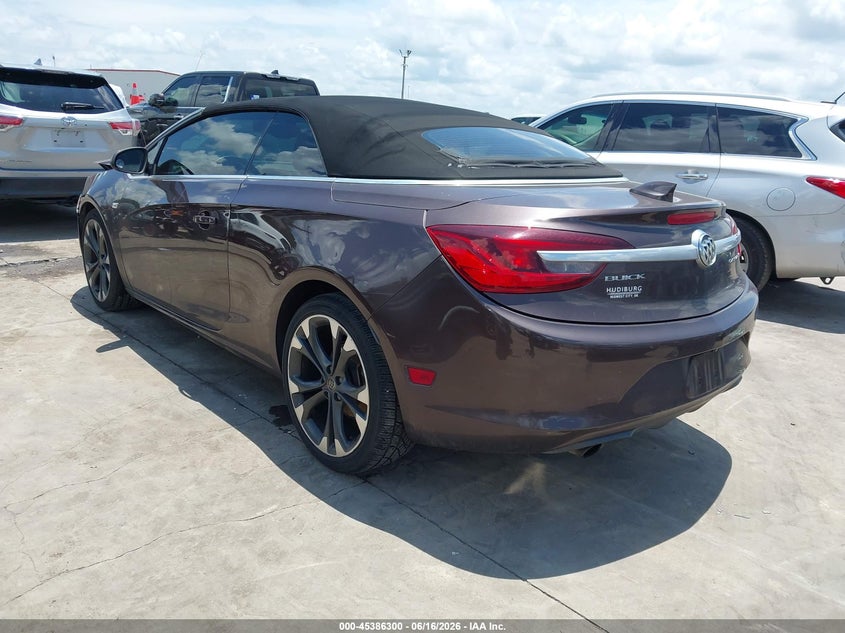 2016 Buick Cascada VIN W04WT3N53GG073446 IAAI salvage auction — FRONT END, Salvage (Texas), sold $425 on 2026-07-21 (photo 3)