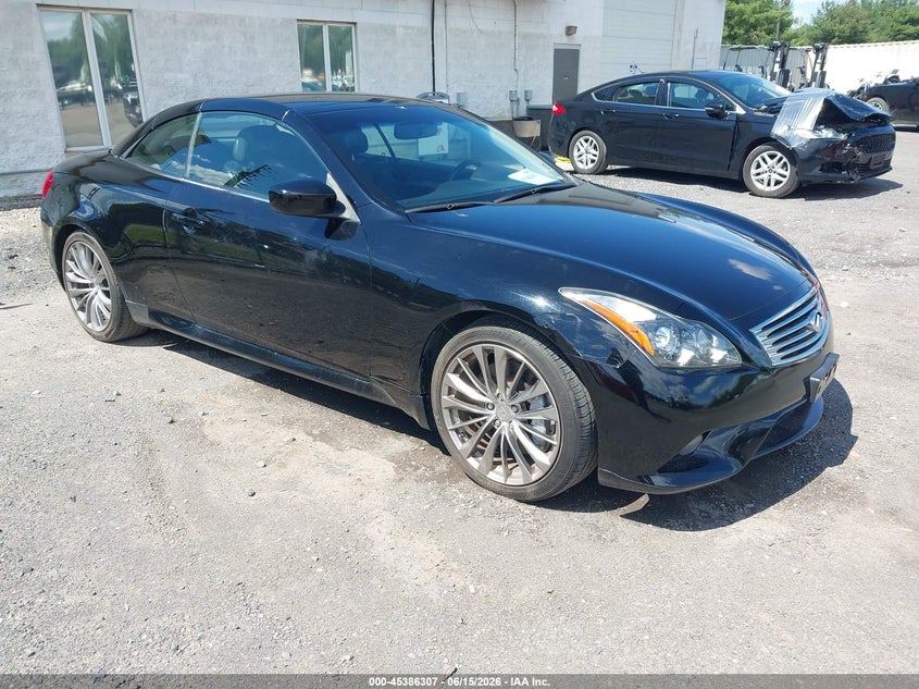 2014 Infiniti Q60 VIN JN1CV6FE8EM901754 IAAI salvage auction — RIGHT FRONT, Clear (New Jersey), sold $4,100 on 2026-07-07 (photo 1)