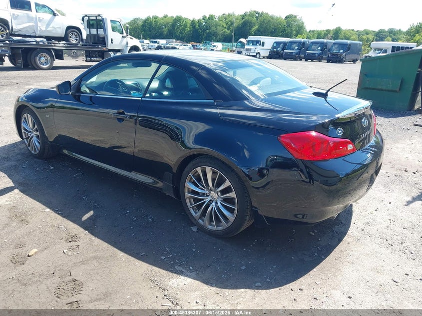 2014 Infiniti Q60 VIN JN1CV6FE8EM901754 IAAI salvage auction — RIGHT FRONT, Clear (New Jersey), sold $4,100 on 2026-07-07 (photo 3)