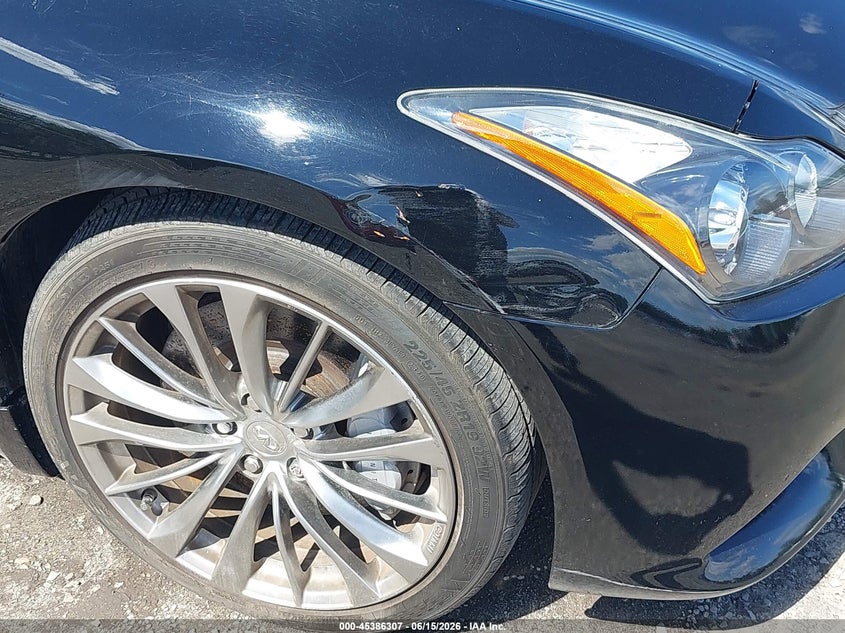 2014 Infiniti Q60 VIN JN1CV6FE8EM901754 IAAI salvage auction — RIGHT FRONT, Clear (New Jersey), sold $4,100 on 2026-07-07 (photo 6)