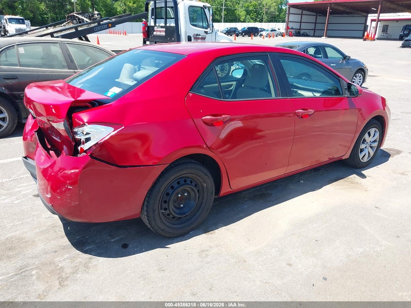 2015 Toyota Corolla VIN 5YFBURHE8FP347401 IAAI salvage auction — REAR END, Salvage (Tennessee), sold $1,900 on 2026-07-14 (photo 4)