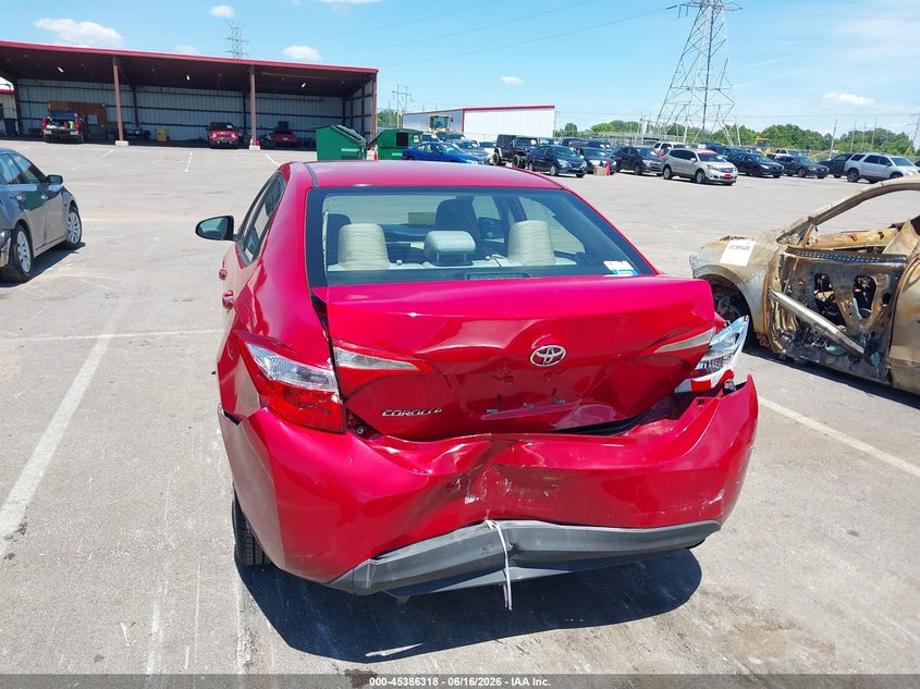 2015 Toyota Corolla VIN 5YFBURHE8FP347401 IAAI salvage auction — REAR END, Salvage (Tennessee), sold $1,900 on 2026-07-14 (photo 6)