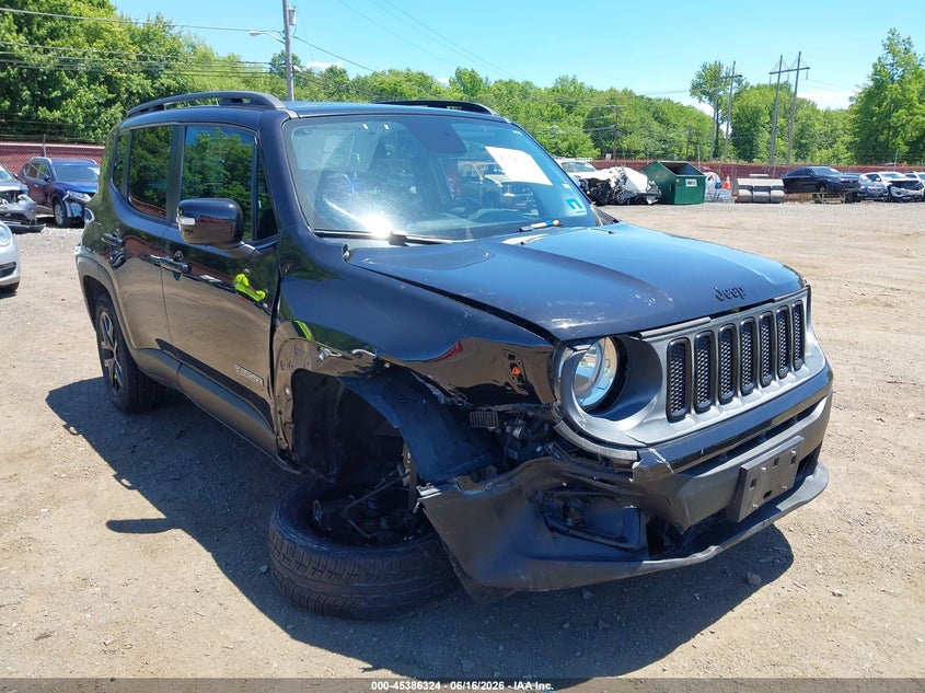 2016 Jeep Renegade VIN ZACCJBBT7GPD24788 IAAI salvage auction — FRONT END, Salvage (Idaho), sold $925 on 2026-07-22 (photo 6)