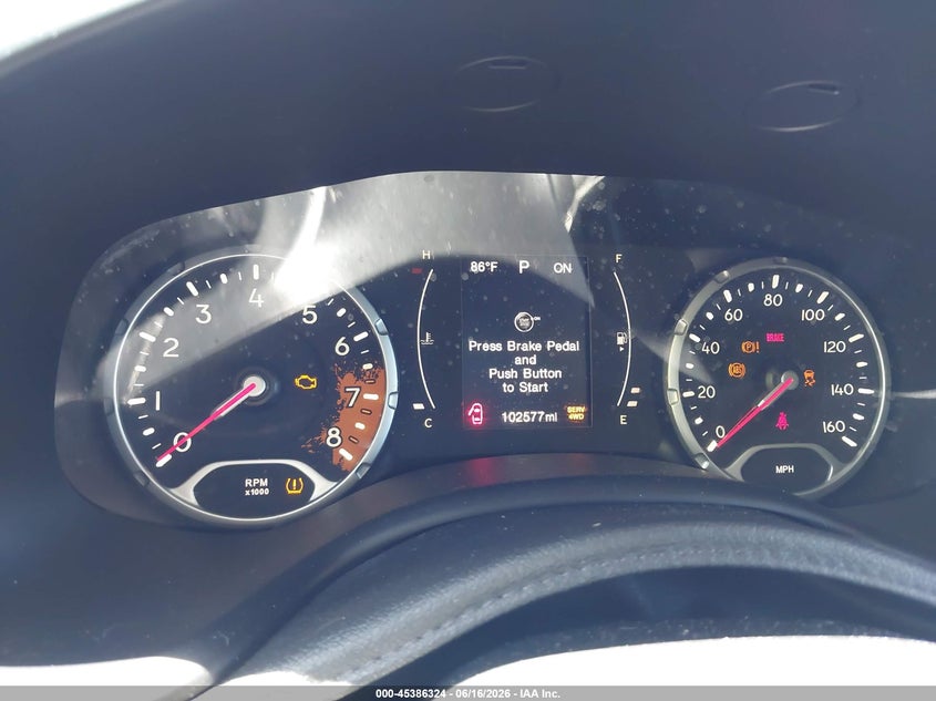 2016 Jeep Renegade VIN ZACCJBBT7GPD24788 IAAI salvage auction — FRONT END, Salvage (Idaho), sold $925 on 2026-07-22 (photo 7)