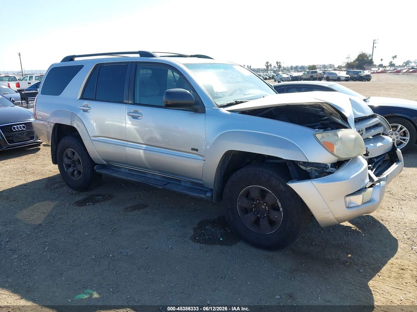 2004 Toyota 4runner VIN JTEZU14R140023931 IAAI salvage auction — NORMAL WEAR, Salvage (California), sold $1,525 on 2026-07-29 (photo 1)