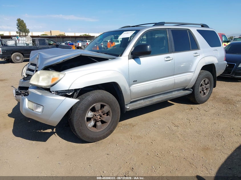 2004 Toyota 4runner VIN JTEZU14R140023931 IAAI salvage auction — NORMAL WEAR, Salvage (California), sold $1,525 on 2026-07-29 (photo 2)