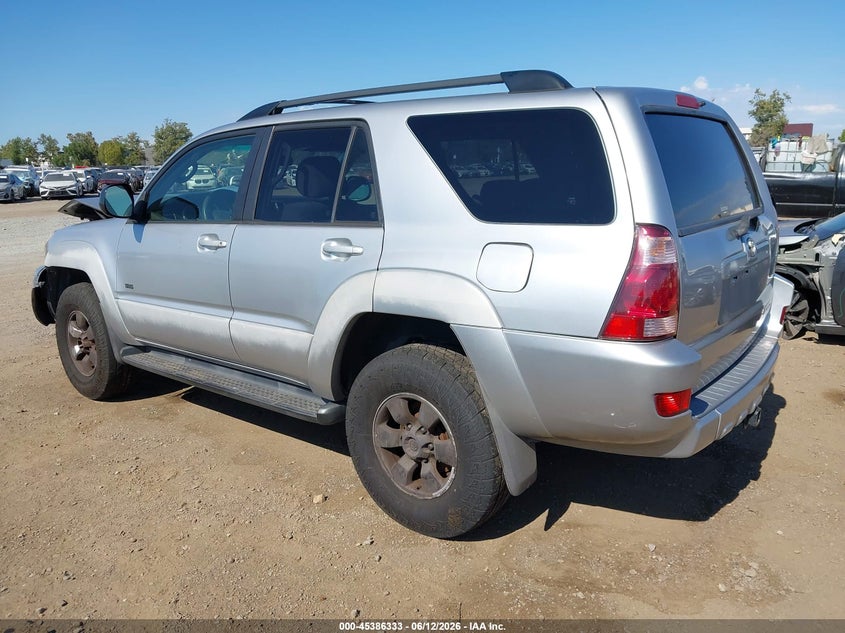 2004 Toyota 4runner VIN JTEZU14R140023931 IAAI salvage auction — NORMAL WEAR, Salvage (California), sold $1,525 on 2026-07-29 (photo 3)