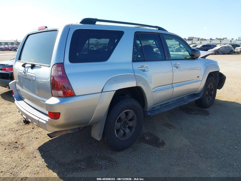 2004 Toyota 4runner VIN JTEZU14R140023931 IAAI salvage auction — NORMAL WEAR, Salvage (California), sold $1,525 on 2026-07-29 (photo 4)