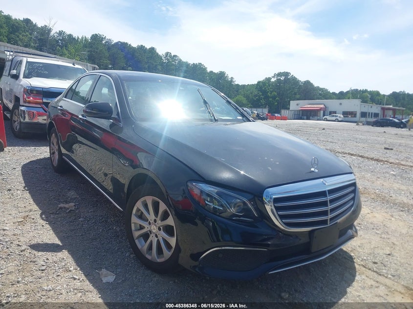 2017 Mercedes-benz E-klasse VIN WDDZF4KB7HA155569 IAAI salvage auction — FRONT END, Salvage (Georgia), sold $6,825 on 2026-08-04 (photo 1)
