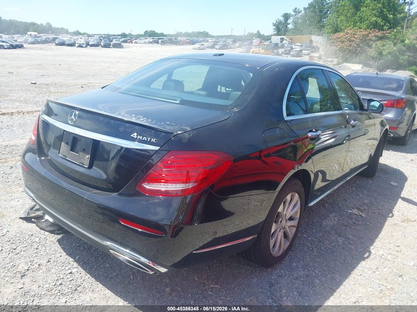 2017 Mercedes-benz E-klasse VIN WDDZF4KB7HA155569 IAAI salvage auction — FRONT END, Salvage (Georgia), sold $6,825 on 2026-08-04 (photo 4)