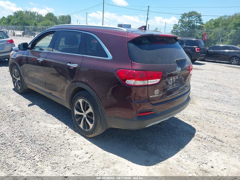 2017 Kia Sorento VIN 5XYPH4A1XHG334886 IAAI salvage auction — FRONT END, Salvage Title, sold $4,050 on 2026-07-23 (photo 3)