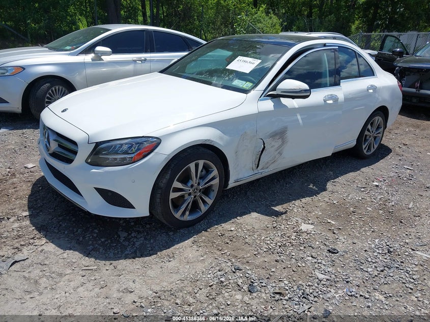 2021 Mercedes-benz C-klasse VIN W1KWF8EB1MR649640 IAAI salvage auction — LEFT SIDE, Mv-907A (New York), sold $6,650 on 2026-07-28 (photo 2)