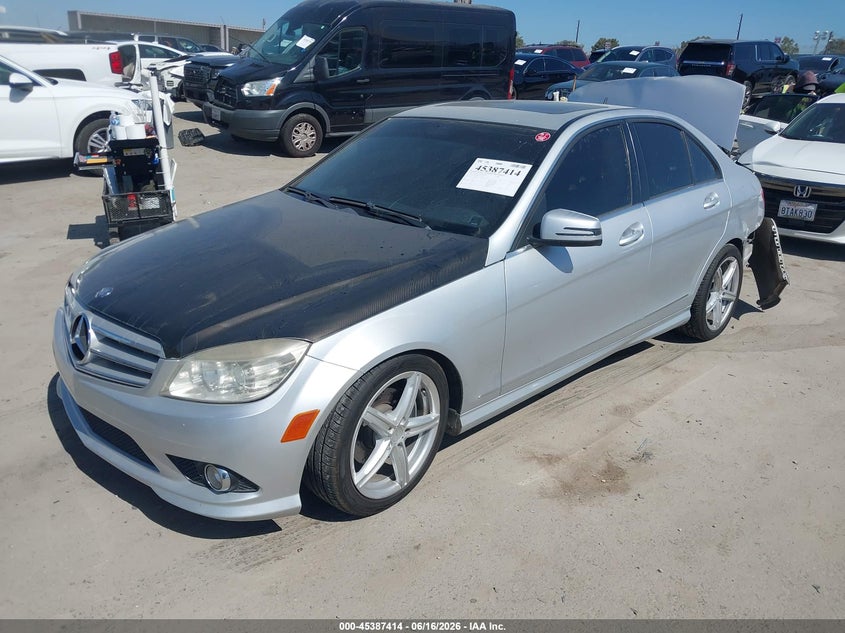2010 Mercedes-benz C-klasse VIN WDDGF5EB6AR110770 IAAI salvage auction — REAR END, Salvage (California), sold $425 on 2026-07-23 (photo 2)