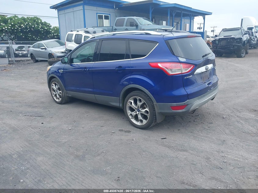 2014 Ford Escape VIN 1FMCU0J96EUD09515 IAAI salvage auction — REAR END, Clear (Hawaii), sold $1,200 on 2026-07-24 (photo 3)