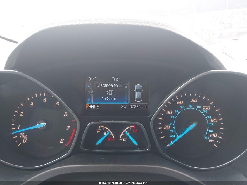 2014 Ford Escape VIN 1FMCU0J96EUD09515 IAAI salvage auction — REAR END, Clear (Hawaii), sold $1,200 on 2026-07-24 (photo 7)
