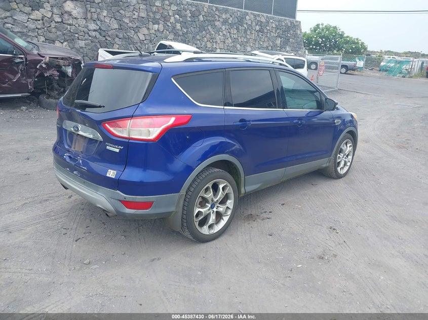2014 Ford Escape VIN 1FMCU0J96EUD09515 IAAI salvage auction — REAR END, Clear (Hawaii), sold $1,200 on 2026-07-24 (photo 4)