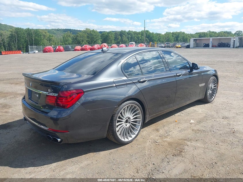 2013 BMW 7er VIN WBAYA8C56DDS15352 IAAI salvage auction — Burn Engine, Salvage (New Jersey), sold $4,250 on 2026-07-11 (photo 4)