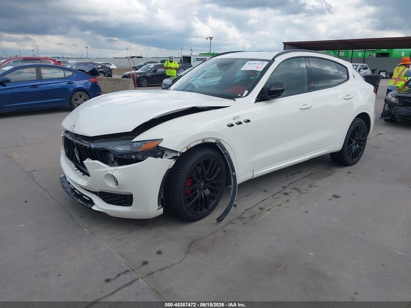 2022 Maserati Levante VIN ZN661XUA8NX400274 IAAI salvage auction — FRONT END, Original (Texas), sold $8,600 on 2026-08-12 (photo 2)