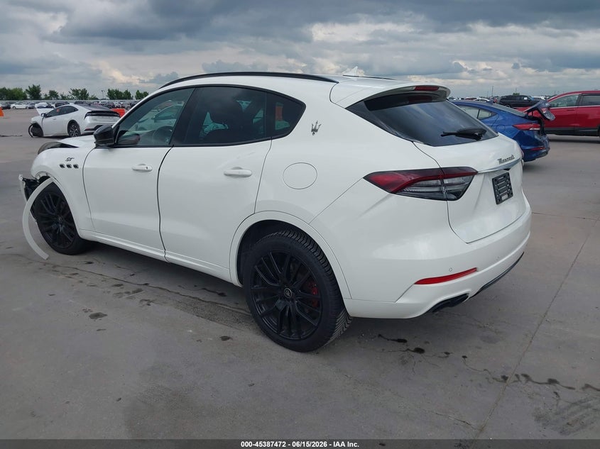 2022 Maserati Levante VIN ZN661XUA8NX400274 IAAI salvage auction — FRONT END, Original (Texas), sold $8,600 on 2026-08-12 (photo 3)