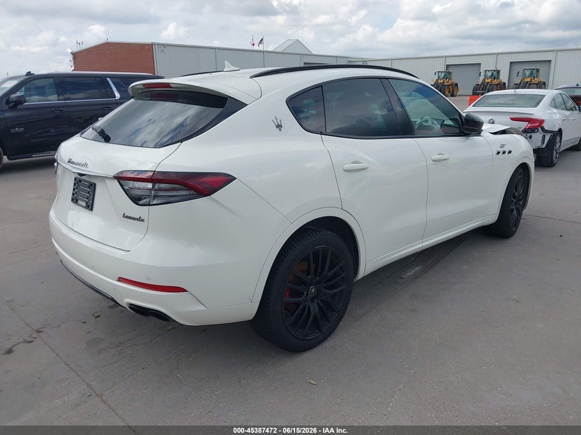 2022 Maserati Levante VIN ZN661XUA8NX400274 IAAI salvage auction — FRONT END, Original (Texas), sold $8,600 on 2026-08-12 (photo 4)