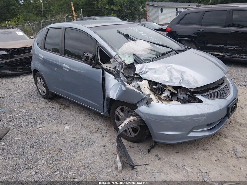 2011 Honda Fit VIN JHMGE8H33BC018215 IAAI salvage auction — RIGHT FRONT, Salvage (South Carolina), sold $275 on 2026-07-09 (photo 1)