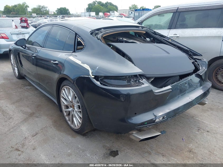2021 Porsche Panamera VIN WP0AJ2A70ML116294 IAAI salvage auction — REAR END, Salvage (North Carolina), sold $17,900 on 2026-07-10 (photo 3)