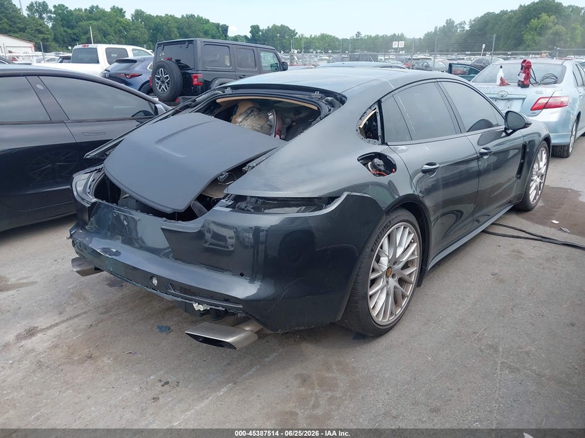 2021 Porsche Panamera VIN WP0AJ2A70ML116294 IAAI salvage auction — REAR END, Salvage (North Carolina), sold $17,900 on 2026-07-10 (photo 4)
