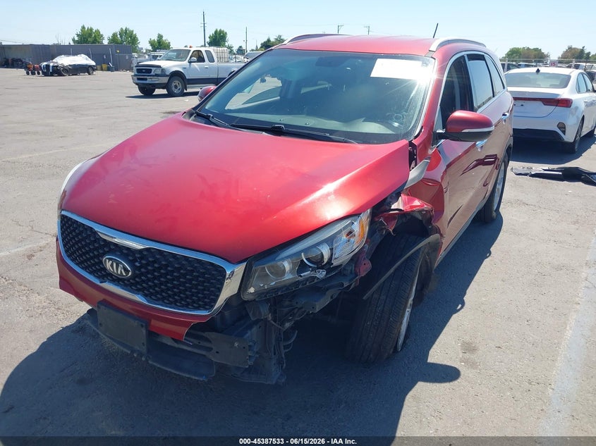 2017 Kia Sorento VIN 5XYPGDA52HG218636 IAAI salvage auction — LEFT FRONT, Salvage (California), sold $1,050 on 2026-07-08 (photo 2)
