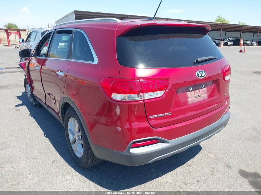 2017 Kia Sorento VIN 5XYPGDA52HG218636 IAAI salvage auction — LEFT FRONT, Salvage (California), sold $1,050 on 2026-07-08 (photo 3)
