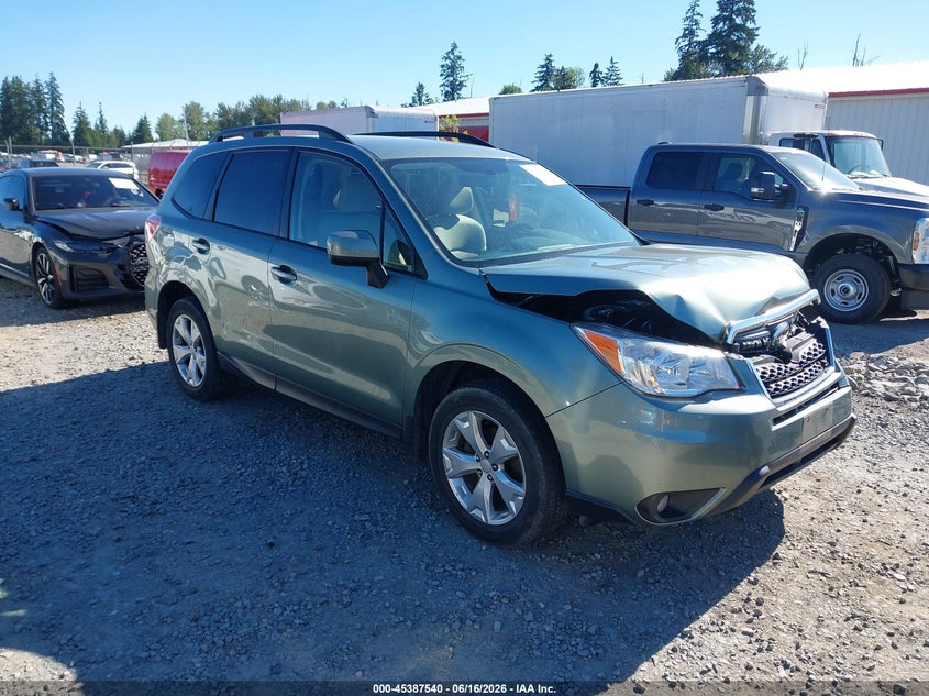 2014 Subaru Forester VIN JF2SJACC0EG456212 IAAI salvage auction — FRONT END, Bill Of Sale (Washington), sold $1,250 on 2026-07-29 (photo 1)
