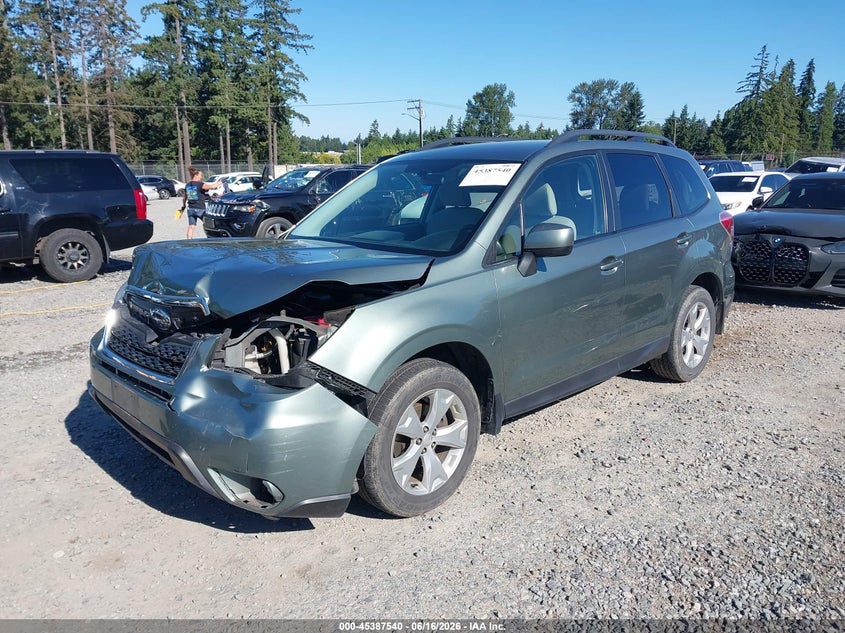 2014 Subaru Forester VIN JF2SJACC0EG456212 IAAI salvage auction — FRONT END, Bill Of Sale (Washington), sold $1,250 on 2026-07-29 (photo 2)