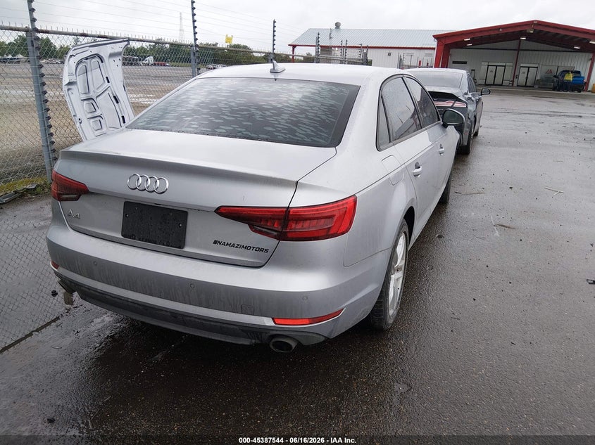 2017 Audi A4 VIN WAUGNAF44HN017881 IAAI salvage auction — FRONT END, Salvage Title, sold $1,900 on 2026-07-24 (photo 4)