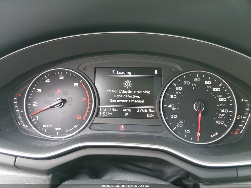 2017 Audi A4 VIN WAUGNAF44HN017881 IAAI salvage auction — FRONT END, Salvage Title, sold $1,900 on 2026-07-24 (photo 7)
