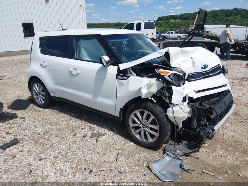 2019 Kia Soul VIN KNDJP3A51K7640756 IAAI salvage auction — FRONT END, Salvage (Arkansas), sold $600 on 2026-07-23 (photo 1)