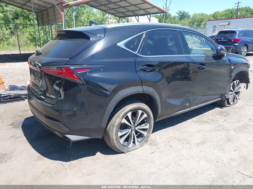 2021 Lexus Nx VIN JTJSARDZ8M2242349 IAAI salvage auction — FRONT END, Salvage - 75% Or Less (Maryland), sold $5,800 on 2026-07-21 (photo 4)