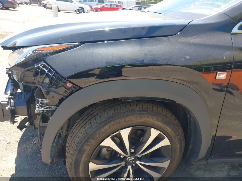 2021 Lexus Nx VIN JTJSARDZ8M2242349 IAAI salvage auction — FRONT END, Salvage - 75% Or Less (Maryland), sold $5,800 on 2026-07-21 (photo 6)