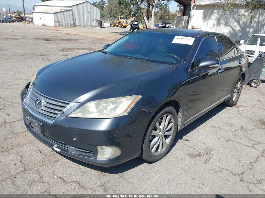 2010 Lexus ES VIN JTHBK1EG1A2360932 IAAI salvage auction — LEFT & RIGHT, Salvage (California), sold $1,475 on 2026-07-07 (photo 2)