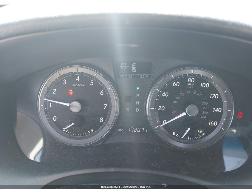 2010 Lexus ES VIN JTHBK1EG1A2360932 IAAI salvage auction — LEFT & RIGHT, Salvage (California), sold $1,475 on 2026-07-07 (photo 7)