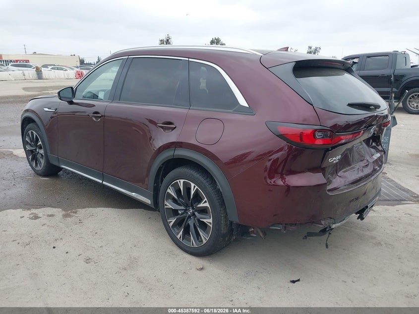 2024 Mazda Cx-90 VIN JM3KKDHA4R1108594 IAAI salvage auction — REAR END, Salvage (California), sold $14,000 on 2026-07-22 (photo 3)