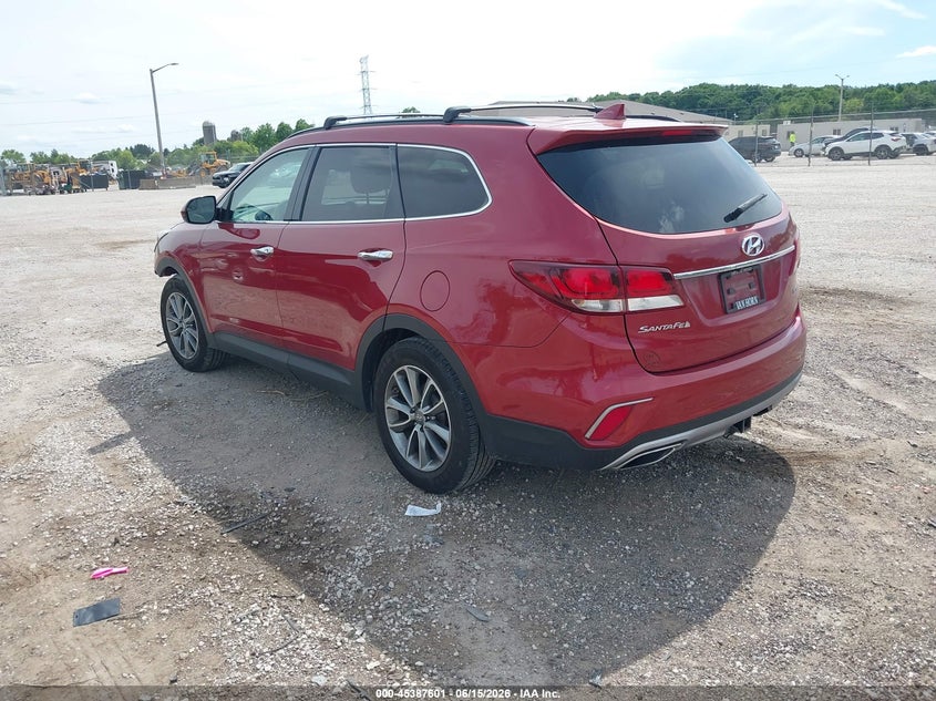 2017 Hyundai Santa fe VIN KM8SMDHF4HU200263 IAAI salvage auction — FRONT END, Clear (Wisconsin), sold $1,300 on 2026-07-28 (photo 3)