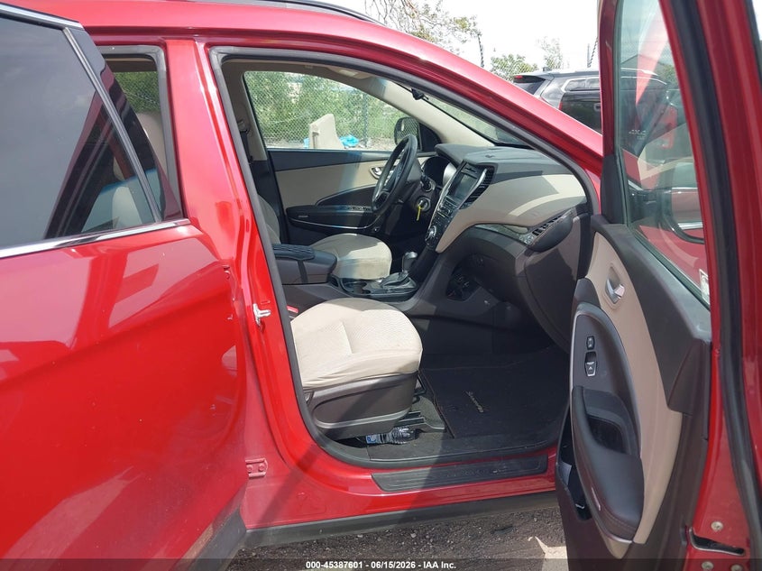2017 Hyundai Santa fe VIN KM8SMDHF4HU200263 IAAI salvage auction — FRONT END, Clear (Wisconsin), sold $1,300 on 2026-07-28 (photo 5)