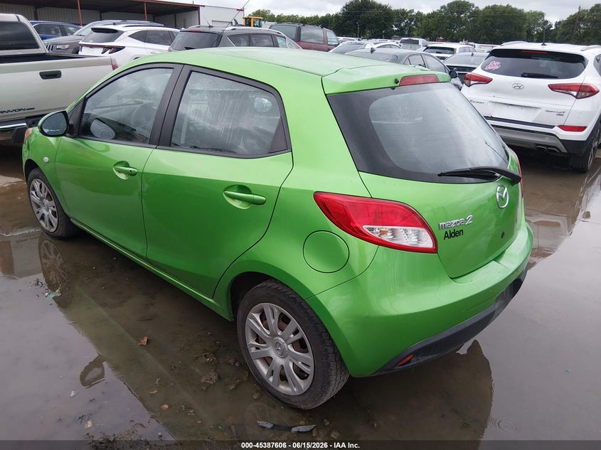 2013 Mazda 2 VIN JM1DE1KZ1D0165663 IAAI salvage auction — NORMAL WEAR, Clear (Massachusetts), sold $1,000 on 2026-07-07 (photo 3)
