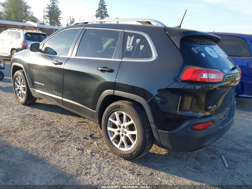 2016 Jeep Cherokee VIN 1C4PJMCS2GW221154 IAAI salvage auction — FRONT END, Salvage Title, sold $950 on 2026-07-22 (photo 3)